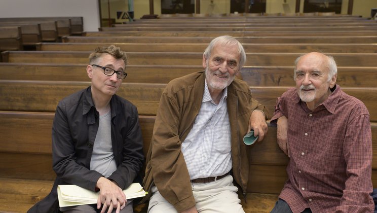 Mark Andre, Helmut Lachenmann, and Thomas Kessler at Lucerne Festival 2019 © Priska Ketterer / Lucerne Festival