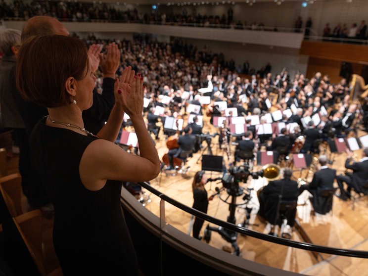 Riccardo Chailly und das Lucerne Festival Orchestra © Manuela Jans