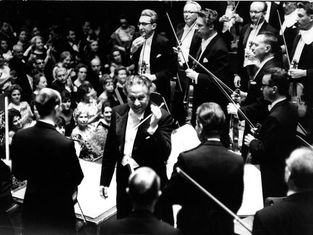 Antal Dorati nach der Aufführung von Mahlers Sechster (1969) © Archiv Lucerne Festival