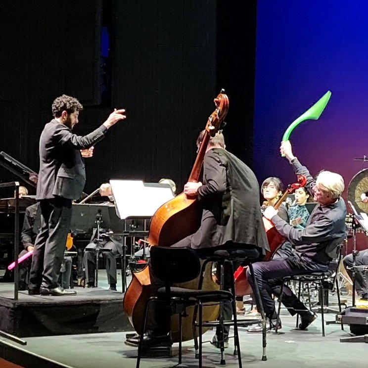 Das Ensemble Modern spielt «W-W-W» © Raimonda Žiūkaitė