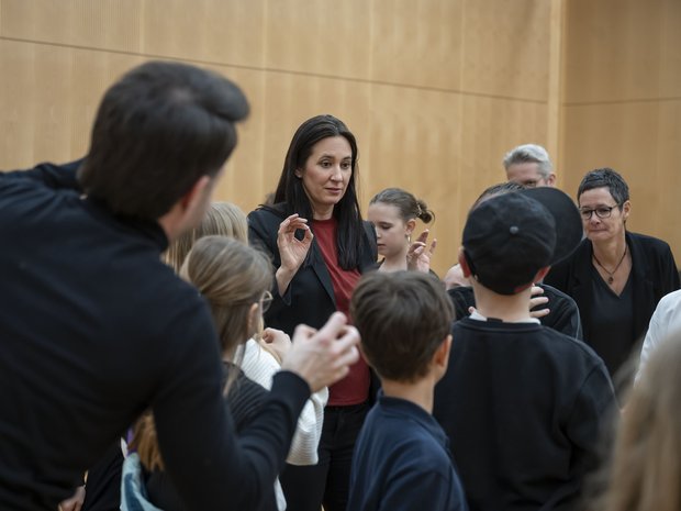 Konzerteinführung für Schulklassen mit Studierenden der HSLU