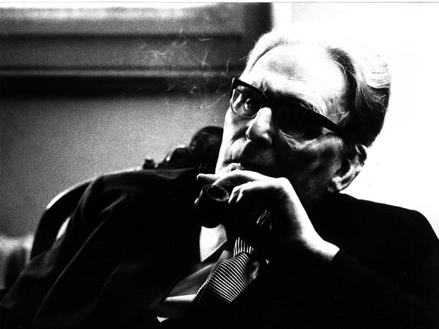 Otto Klemperer nach seinem Luzerner Gastspiel mit dem Philharmonia Orchestra (1968) © Archiv Lucerne Festival