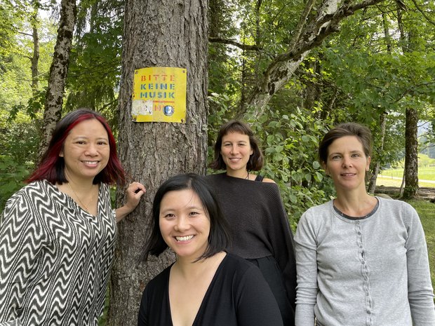 So nature's music is not disturbed: "No music, please" (with Liza Lim, Winnie Huang, Morena Barra, and Maude Gobet)
