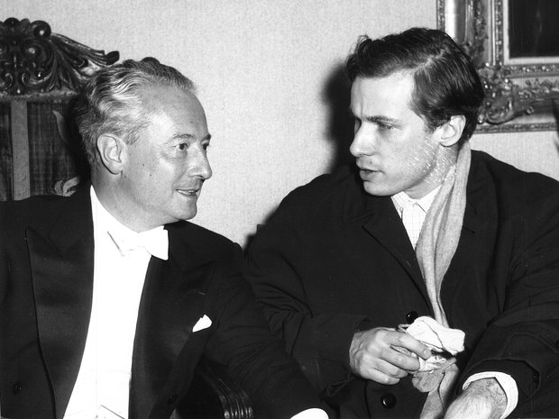 Pierre Fournier und Glenn Gould (1959) © Paul Weber/Archiv Lucerne Festival