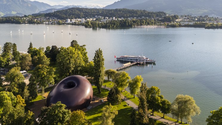 Ark Nova in Lucerne © Anish Kapoor all rights reserved. Photo: Patrick Hürlimann / Lucerne Festival