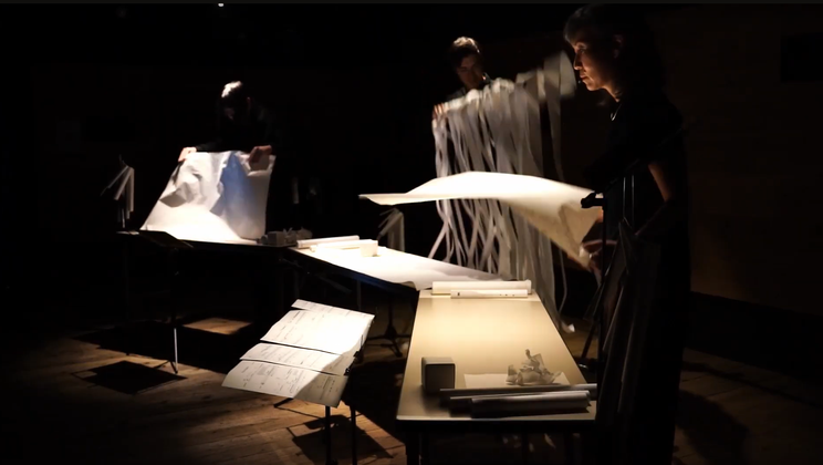 Screenshot of a recording of Kotoka Suzuki's "In Praise of Shadows" with Hyun-Mook Lim, Michael Murphy, and Kotoka Suzuki at Ryogoku Monten Hall, Tokyo. 2025