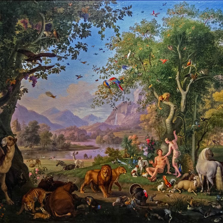 Wenzel Peter, «Adam und Eva im Paradies» © wikimedia.org